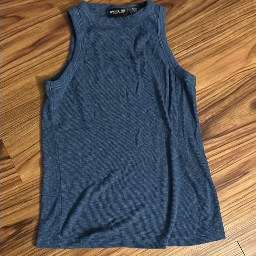 Blue Sleeveless Top